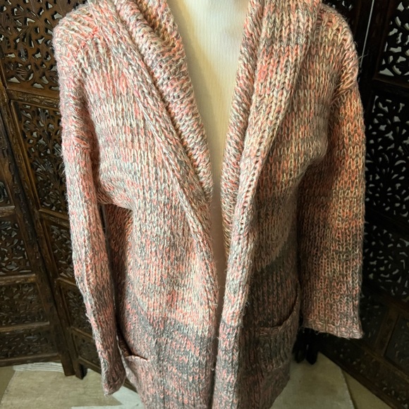 Ombré Hooded Cardigan - Picture 3 of 6